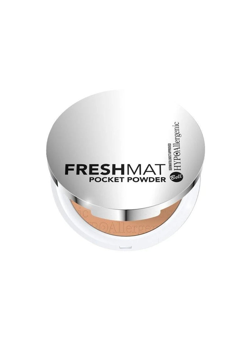 Bell HYPOAllergenic Fresh Mat Pocket Powder 06 Caramel 11g - Image 1